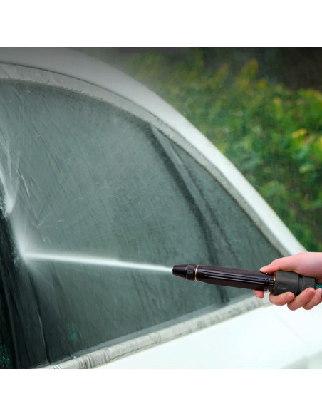 Lanza de manguera lavado de coches Pistola de metal pulverizador de agua