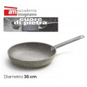 Cacerolade 28cm y dos mangos antiadherente y revestimiento con efecto piedra - Accademia Mugnano CUORE DI PIETRA