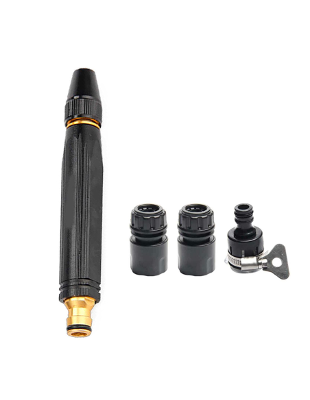 Lanza de manguera lavado de coches Pistola de metal pulverizador de agua