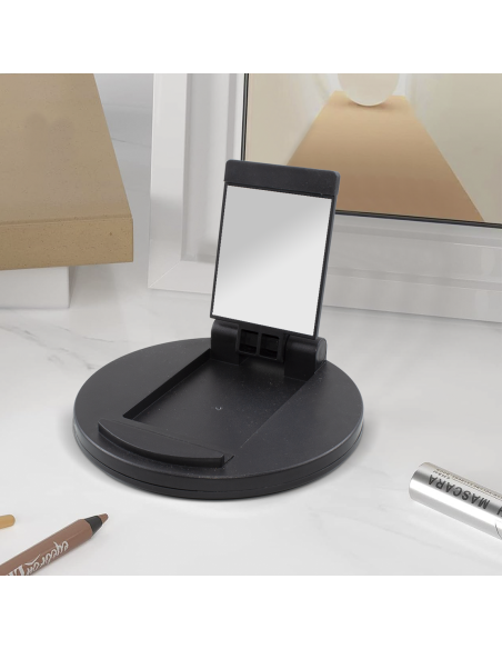 Soporte Plegable Para Tablet y Teléfono con Espejo Portátil accesorio para Móvil