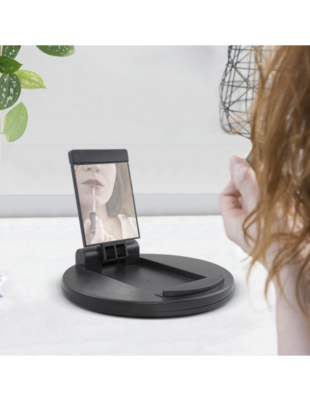 Soporte Plegable Para Tablet y Teléfono con Espejo Portátil accesorio para Móvil