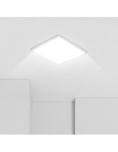 Plafón LED 12W Luz Blanca 6000K forma Cuadrada Lámpara... 2