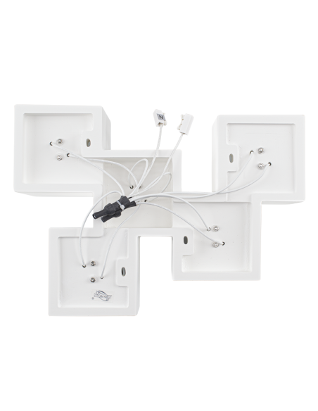 Aplique de Pared de Yeso GS-5029 Plafonieres 5 Soportes de Luz GU10 Pintable