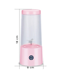 Exprimidor de cítricos portátil mini recargable Licuadora... 2