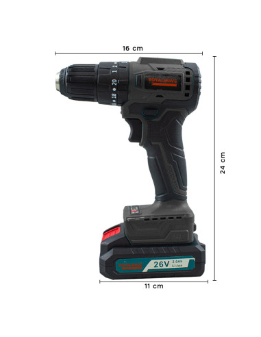 Atornillador Taladro Inalámbrico de Doble...