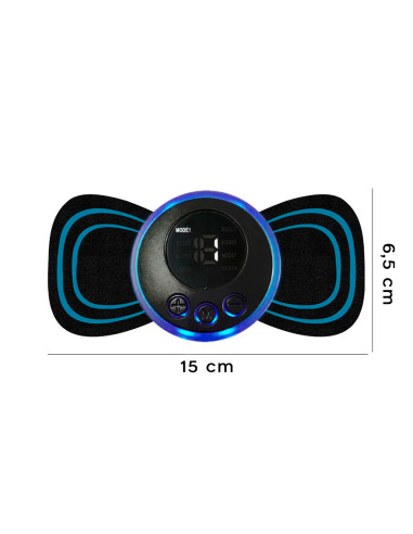 Mini Masajeador Cervical Eléctrico Recargable...