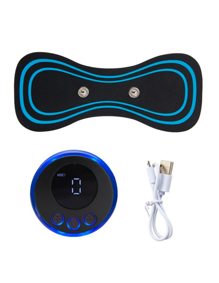 Mini Masajeador Cervical Eléctrico Recargable de Uso Múltiple con 8 Modos