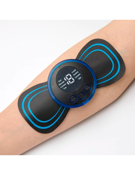 Mini Masajeador Cervical Eléctrico Recargable de Uso Múltiple con 8 Modos