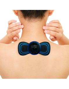 Mini Masajeador Cervical Eléctrico Recargable de Uso... 2
