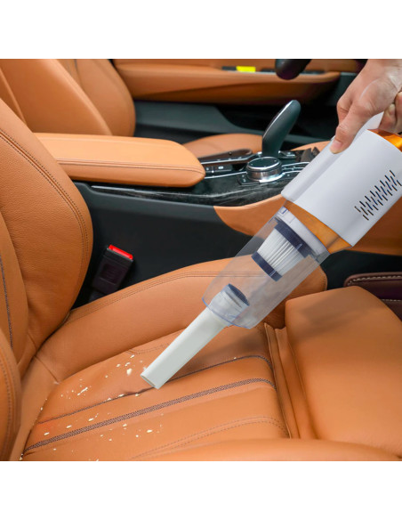 Aspiradora sin cables, escoba eléctrica sin bolsa, filtro antipolvo, recargable