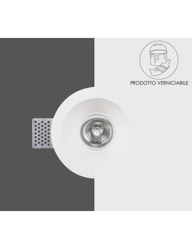 Portalámparas empotrable de yeso GS-5007...