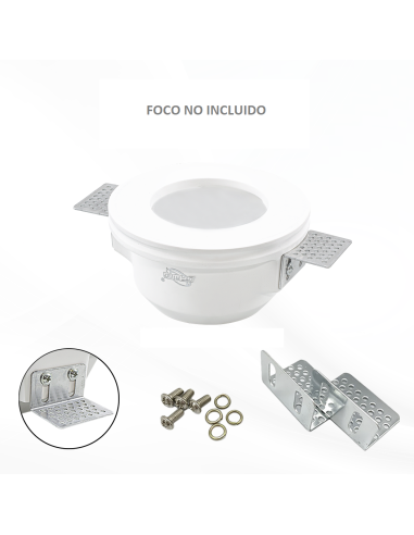Portalámparas empotrable de yeso GS-5002...