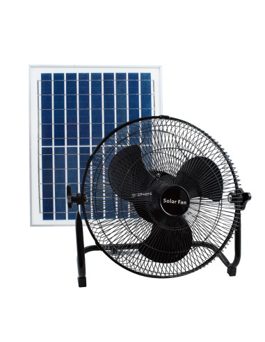 Ventilador Portátil Recargable Solar Inalámbrico de Mesa/Pared para Camping