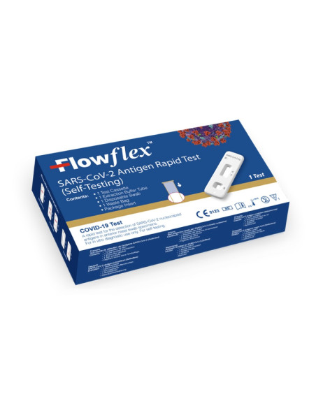 Juego de 3 Flowflex Sars-Cov-2 Prueba higiénica rápida Autodiagnóstico COVID-19