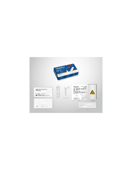 Juego de 3 Flowflex Sars-Cov-2 Prueba higiénica rápida Autodiagnóstico COVID-19