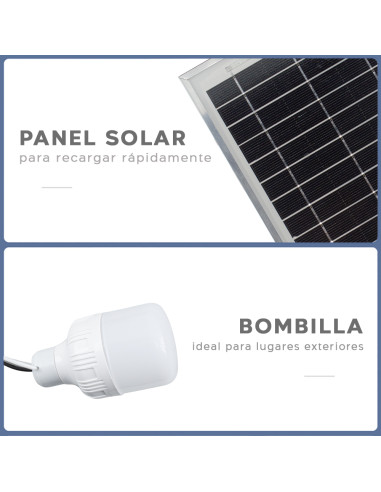 Ventilador Portátil c/ luz Emergencia Carga...