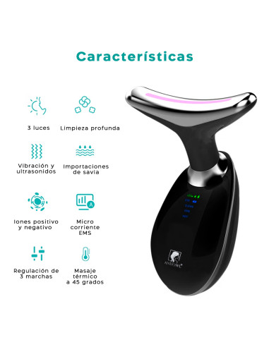 Masajeador belleza recargable masaje cuello...