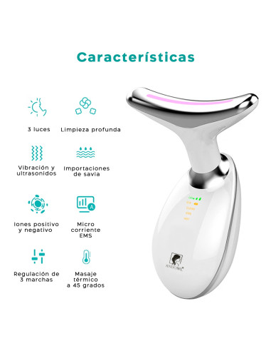 Masajeador belleza recargable masaje cuello...