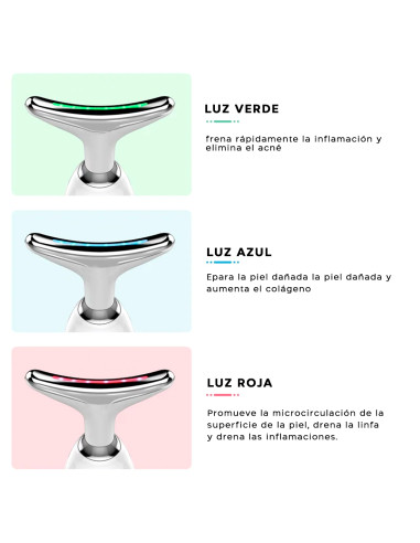 Masajeador belleza recargable masaje cuello...