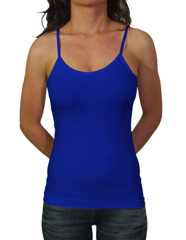 Camiseta tirante fino deporte top ropa interior comoda transpirable