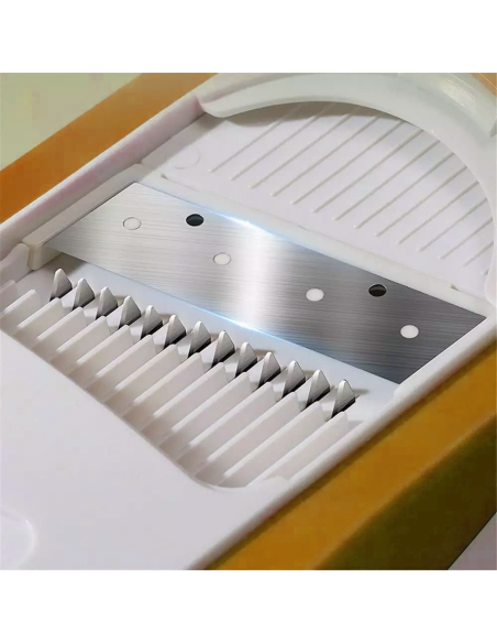 Mandolina de cocina cortadora de patatas Manual Multifunción cuchillas de acero