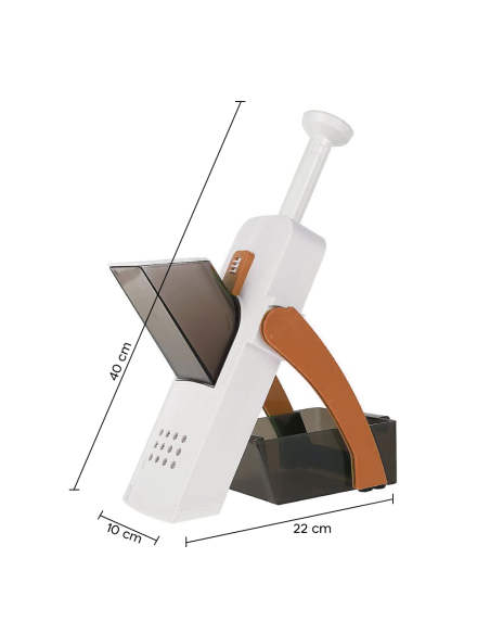 Mandolina de cocina cortadora de patatas Manual Multifunción cuchillas de acero