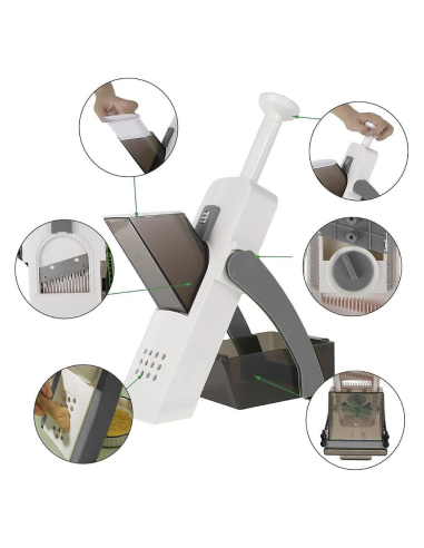 Mandolina de cocina cortadora de patatas Manual...