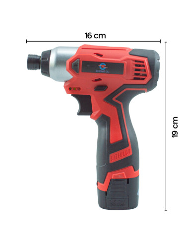 Atornillador Taladro Doble Batería Recargable...