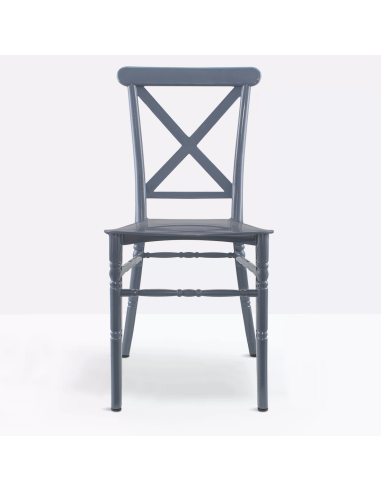 Set de 2 sillas Sidney Gris en polipropileno...