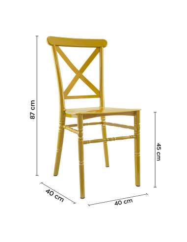 Conjunto 2 Sillas Sidney Mostaza de...
