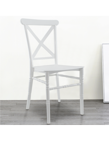 Set de 4 sillas Sidney blancas de...