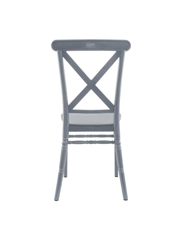 Set de 4 sillas Sidney Gris en polipropileno...