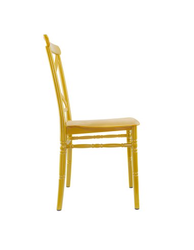 Set 4 Sillas Sidney  Mostaza de Polipropileno...