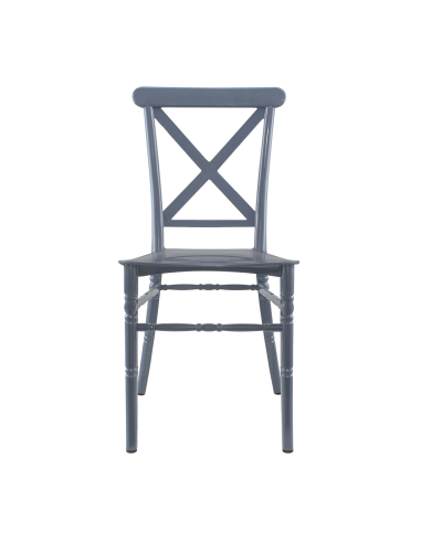 Set de 6 sillas Sidney Gris en polipropileno...