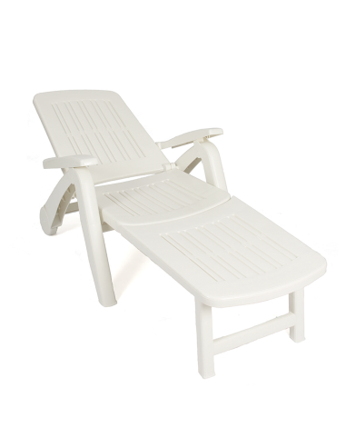 Tumbona Cancún con ruedas, material polirratán,...