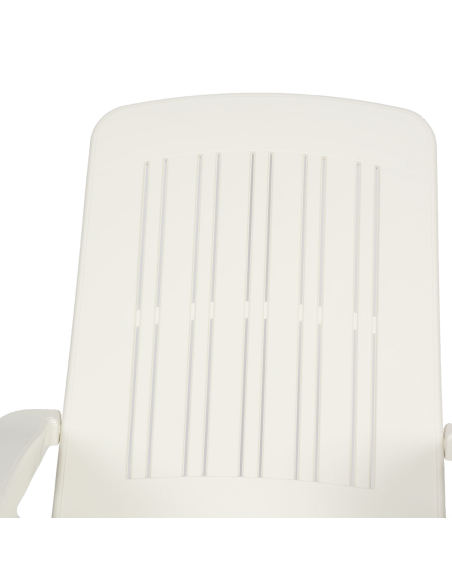 Tumbona Cancún con ruedas, material polirratán, plegable, 72x190x60cm.