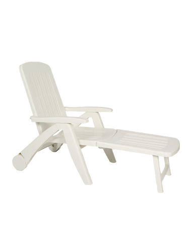 Tumbona Cancún con ruedas, material polirratán,...