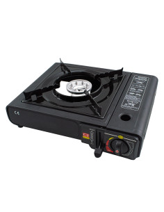 Fogón de gas portátil para camping en maletín, ideal para... 2