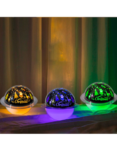 Difusor humidificador Lámpara LED Paisaje...