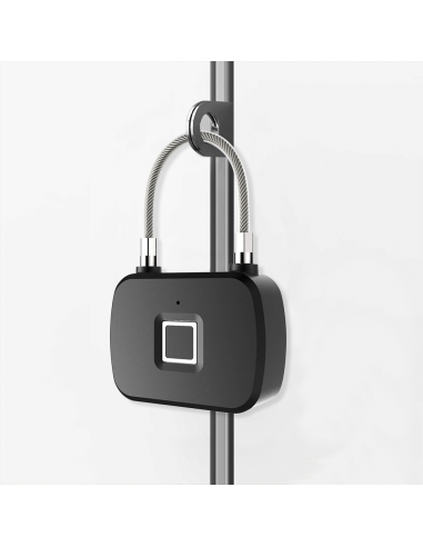Candado desbloqueo con huella digital cerradura...