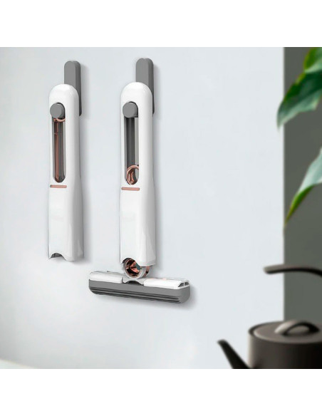 Mini mopa Mocio lanza agua Esponja Ecológica portátil coches suelos o ventanas