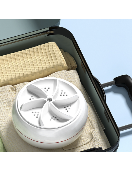 657850 Mini lavadora de viaje lavadora giratoria turbina portátil de lavandería