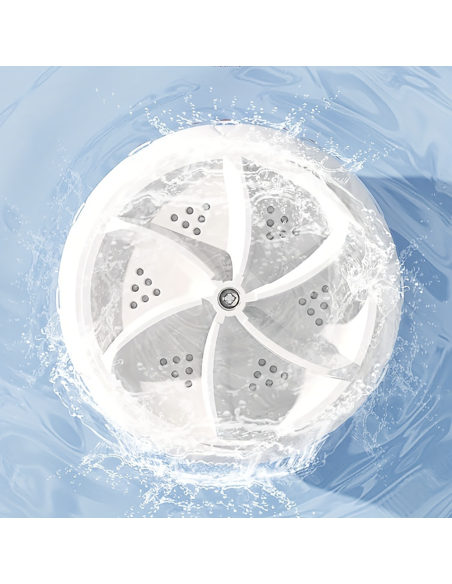 657850 Mini lavadora de viaje lavadora giratoria turbina portátil de lavandería