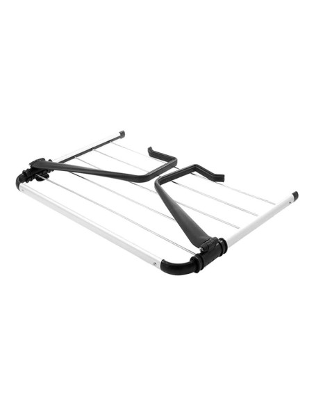 Tendedero de balcón o radiador 54cm en aluminio y soportes regulables