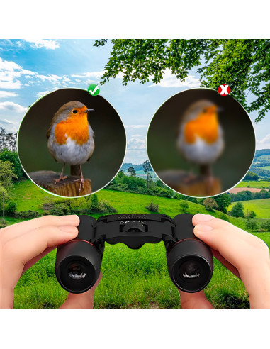 Prismáticos Plegables Portátiles Compactos...