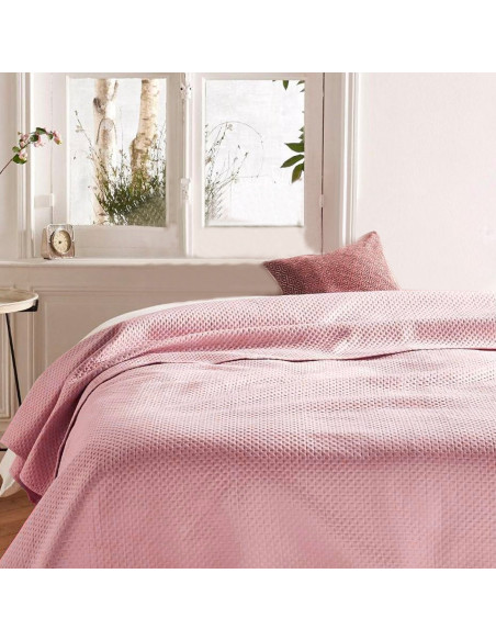 Colcha doble primavera verano de un solo color adecuada para el hogar B&B Hotel