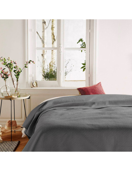 Colcha doble primavera verano de un solo color adecuada para el hogar B&B Hotel