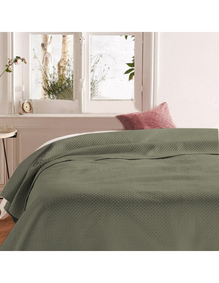 Colcha doble primavera verano de un solo color adecuada para el hogar B&B Hotel