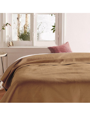 Colcha doble primavera verano de un solo color...