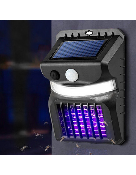 Mini lámpara LED de carga solar Sensor de movimiento UV repelente de mosquitos